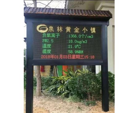 靈寶景區(qū)負(fù)氧離子監(jiān)測(cè)